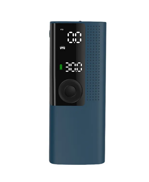 Compresseur d’air portable intelligent pour pneus avec manomètre